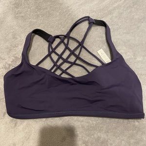 Like New Lululemon Free to be Wild Purple Shorts Bra Size 10
